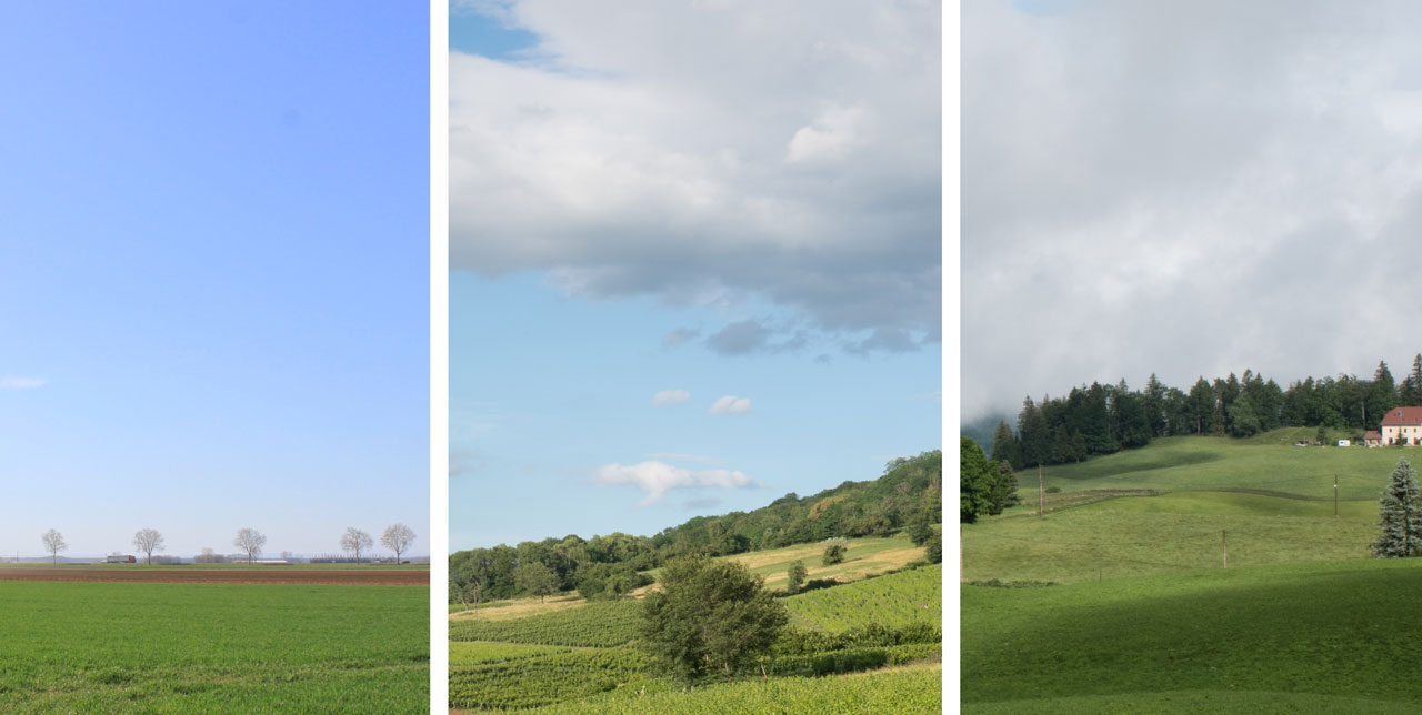 L'étagement des terroirs agricoles de la plaine à la montagne