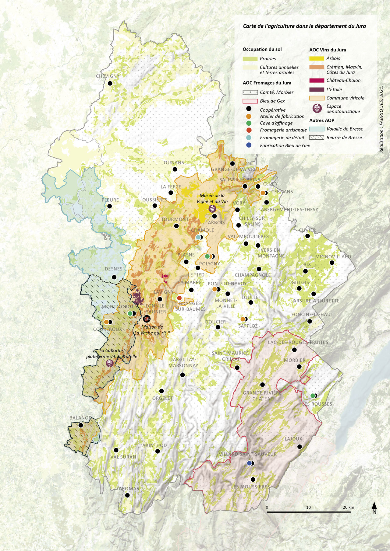 Les spécificités agricoles, de la montagne à la plaine