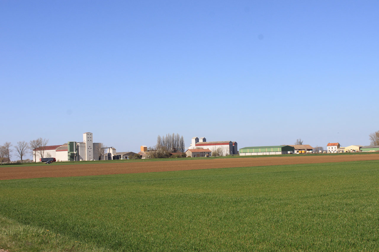 Exploitation agricole dans la plaine Doloise